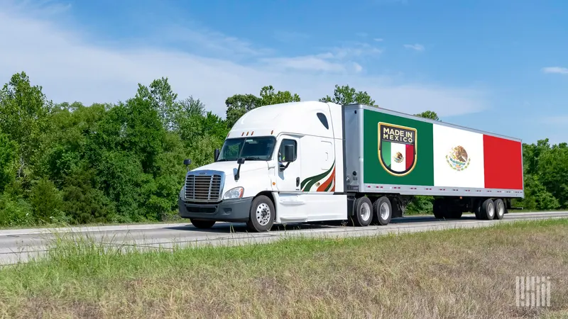 Decline in Truck Exports from Mexico to the U.S. in March