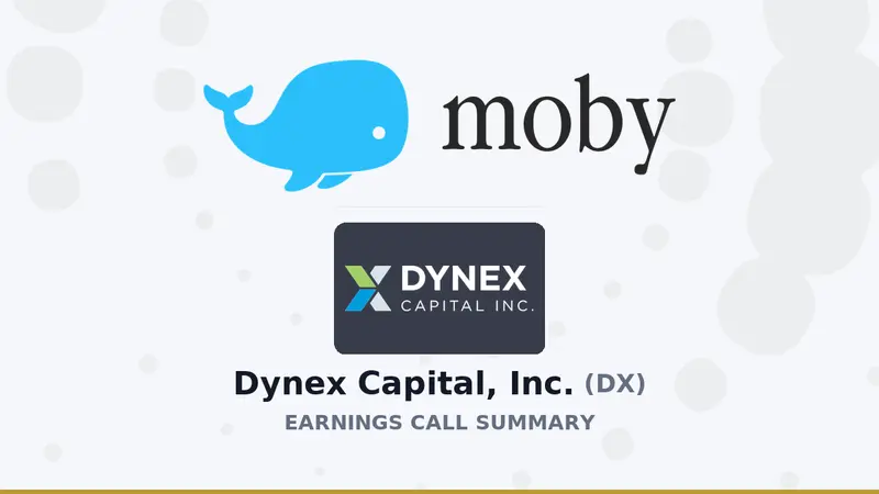 Highlights from Dynex Capital, Inc.'s Q1 2026 Earnings Call