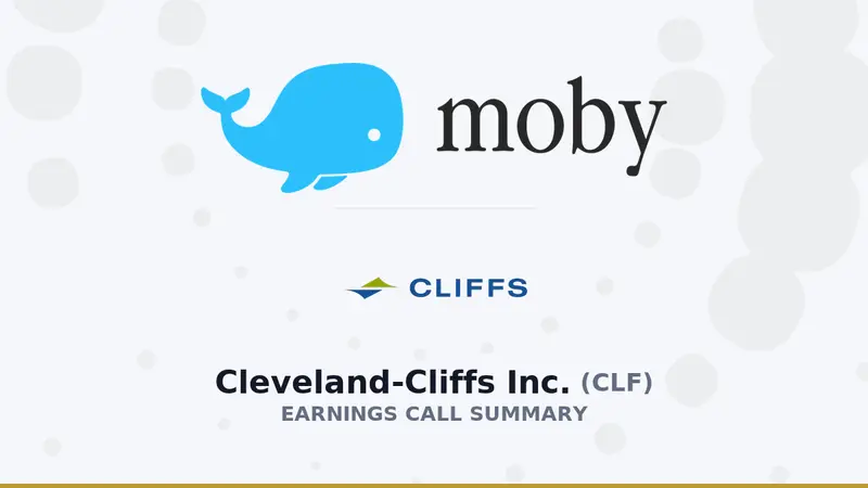 Key Takeaways from Cleveland-Cliffs Inc. Q1 2026 Earnings Call