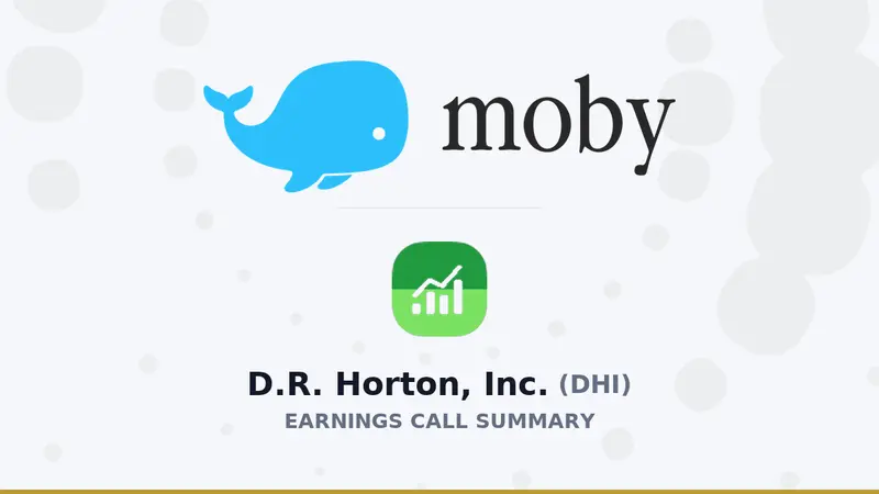 D.R. Horton Reports Strong Q2 2026 Earnings