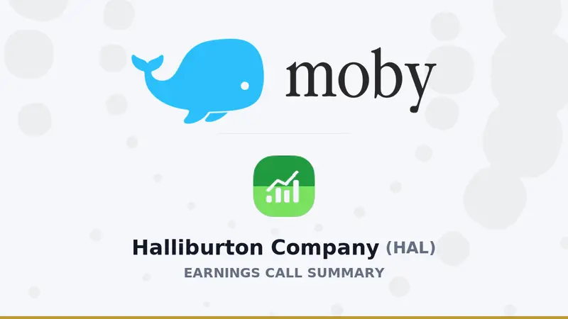 Key Takeaways from Halliburton's Q1 2026 Earnings Call