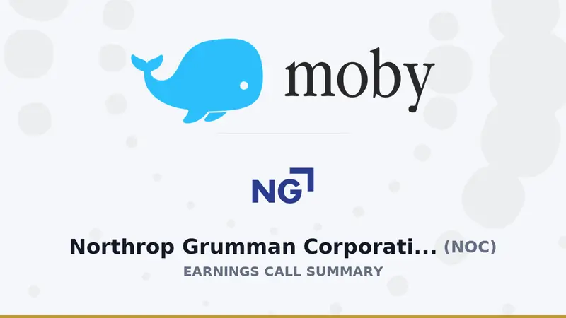 Summary of Northrop Grumman's Q1 2026 Earnings Call