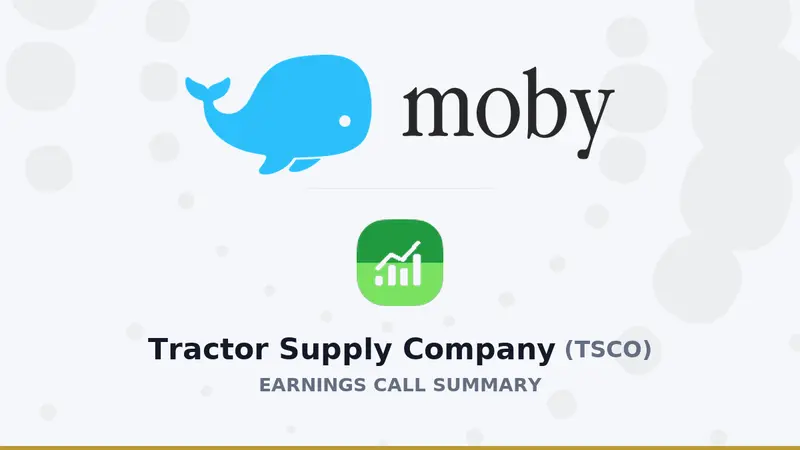 Tractor Supply Company Reports Q1 2026 Earnings
