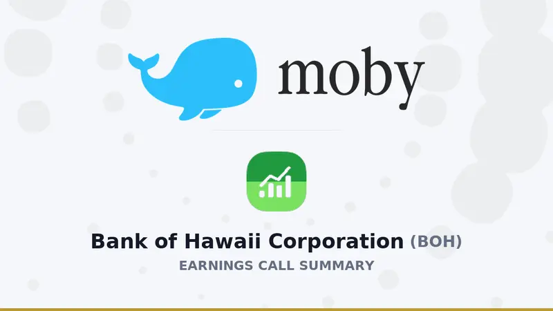 Highlights from Bank of Hawaii Corporation's Q1 2026 Earnings Call