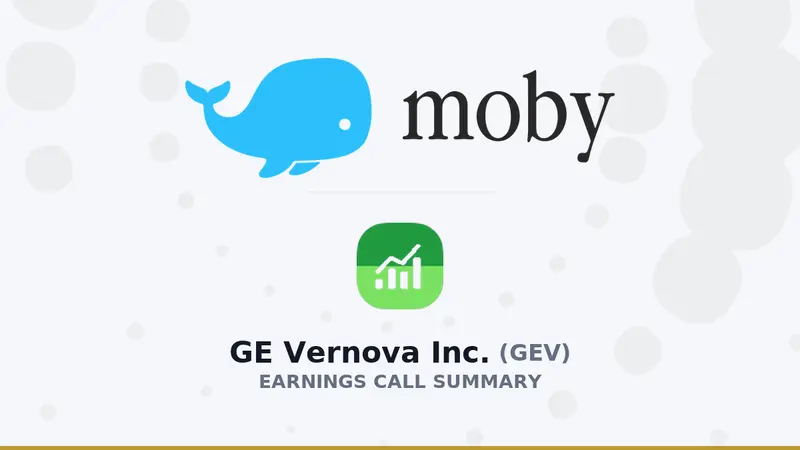 Summary of GE Vernova Inc.'s Q1 2026 Earnings Call